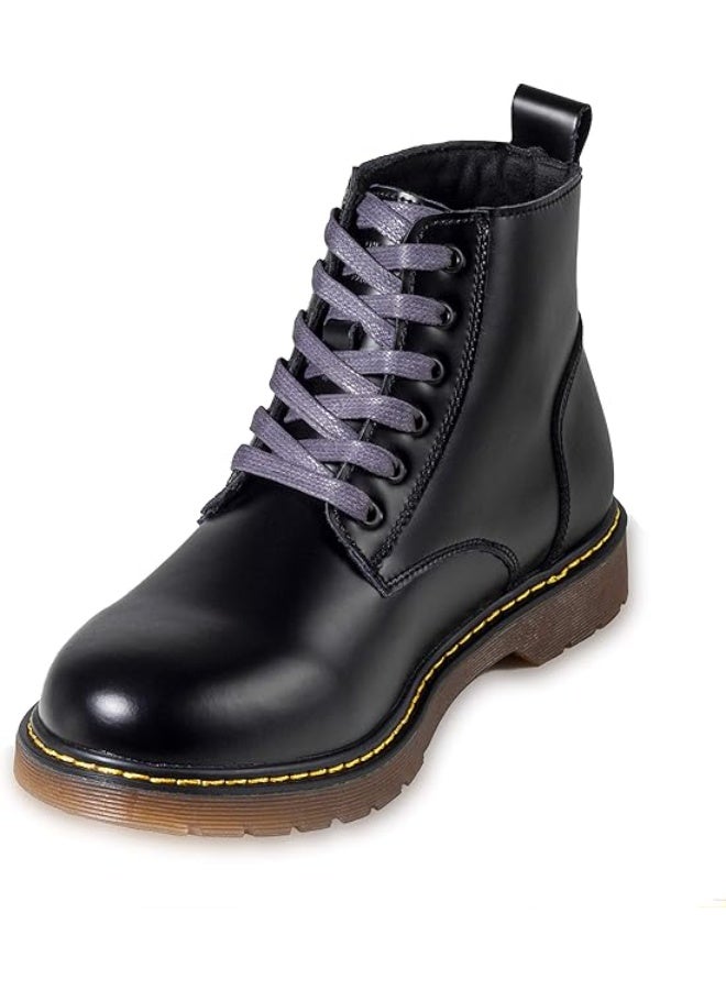 اربطة احذية مسطحة من القطن المشمع للاحذية الطويلة والاحذية الرياضية للرجال والنساء - والأحذية ذات الرقبة الطويلة والفساتين - متوفرة زوجان باطوال وألوان متعددة - Image 4